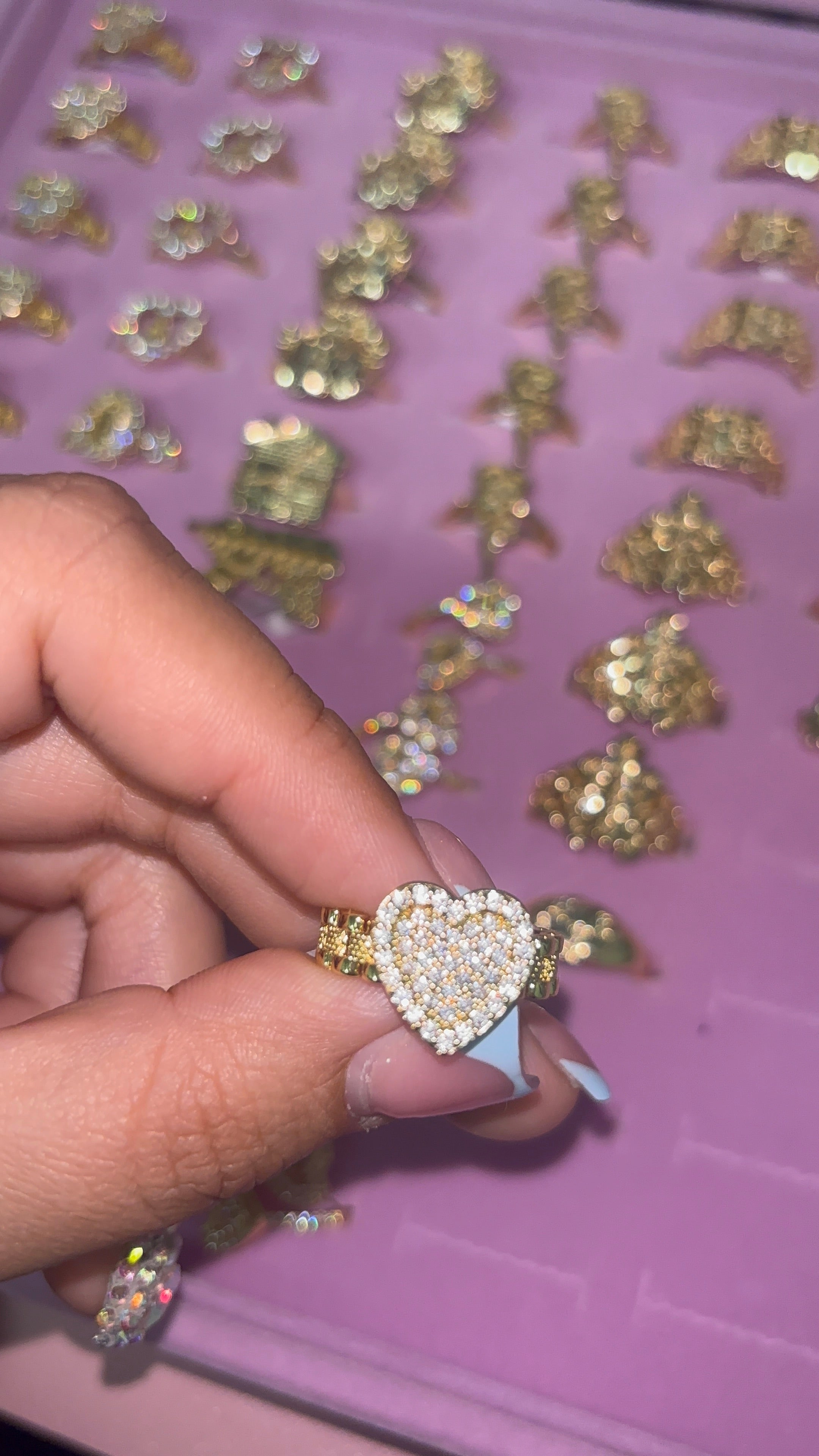 Heart Rolex ring